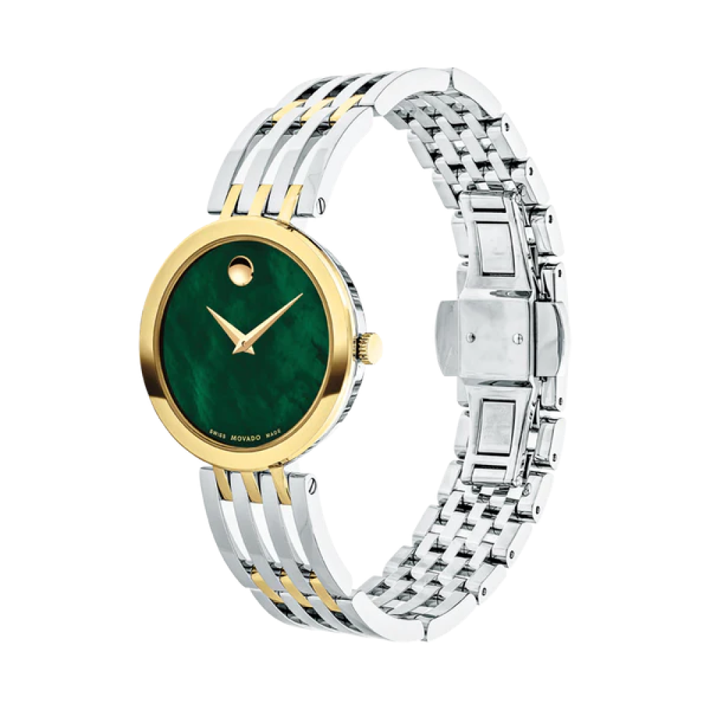 ساعة للنساء من اسبيرانزا, ستانلس ستيل, سوار، تناظري، بمينا أخضر
